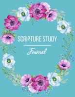 Scripture Study Journal: Daily Scripture Journal with Prompt Questions 1082850934 Book Cover