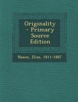 Originality 1289664943 Book Cover