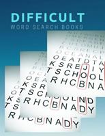 Difficult Word Search Books: Brain Games - Word Finds Puzzle Book Word Search for Holiday Fun for Adults and Kids. 1070577561 Book Cover