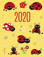 Ladybug Daily Planner 2020: Make 2020 a Productive Year! Cute Weekly Organizer with Red Insect Monthly Spread: January - December For School, Work, Office, Goals, Meetings & Appointments Pretty Large  1710237775 Book Cover