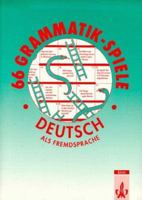 66 Grammatik- Spiele. Deutsch als Fremdsprache. (Lernmaterialien) 3127688105 Book Cover