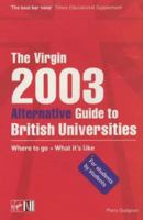 The Virgin Alternative Guide to British Universities 0753504723 Book Cover