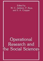 Operational Research and the Social Sciences 1461280834 Book Cover