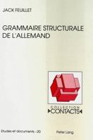 Grammaire Structurale de l'Allemand 3906751023 Book Cover