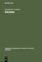 Panini: A Survey of Research (Trends in Linguistics : State-of-the-Art Reports, No 6) 9027934355 Book Cover