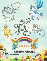 Farting Animals Coloring Book: Cute and Funny Coloring for Animal Lovers B0BFTWF98C Book Cover