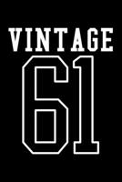 Vintage: Dot Grid Journal, Diary, Notebook, 6x9 inches with 120 Pages. 1708104658 Book Cover