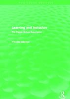 Learning & Inclusion: The Cleves School Experience 1853466093 Book Cover