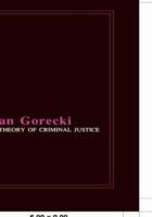 A Theory of Criminal Justice 0231046707 Book Cover