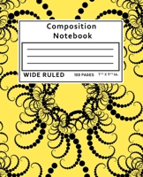 Composition Notebook Wide Ruled: 100 Pages 1089123450 Book Cover