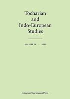 Tocharian and Indo-European Studies, Vol. 12 8763536498 Book Cover