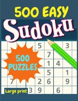 EASY Sudoku: 500 Easy Sudoku Puzzles and Solutions - Perfect for Beginners 1803968095 Book Cover