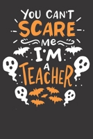 Notebook: Halloween Teacher College Ruled 6x9 120 Pages 1686748485 Book Cover