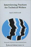Interviewing Practices for Technical Writers (Technical Communications Series) 0895030721 Book Cover