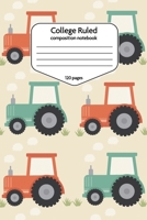 College Ruled Composition Notebook: 6x9 120 Page Farm Theme 1088561055 Book Cover