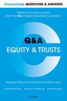 Concentrate Questions and Answers Equity and Trusts: Law Q&A Revision and Study Guide, 1st Ed. 0198745184 Book Cover