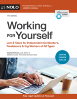 Working for Yourself: Law & Taxes for Independent Contractors, Freelancers & Gig Workers of All Types 1413325815 Book Cover