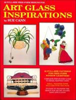 Art Glass Inspirations: 32 Full Size Patterns for Free Form Window Lightners 0919985203 Book Cover