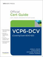 Vcp6-DCV Official Cert Guide (Exam #2v0-621) 078975648X Book Cover
