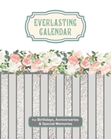 Everlasting Calendar for Birthdays, Anniversaries & Special Memories: Perpetual Calendar of Dates and Events to Remember 1689839856 Book Cover