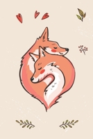 Valentine Foxes: Papgergames Hangman (6x9 Inches) with 120 Pages 1677040610 Book Cover