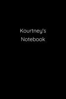 Kourtney's Notebook: Notebook / Journal / Diary - 6 x 9 inches (15,24 x 22,86 cm), 150 pages. 1691155969 Book Cover