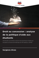Droit ou concession: analyse de la politique d'aide aux étudiants (French Edition) 6209436382 Book Cover