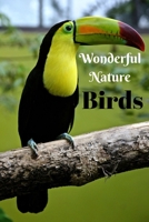 Wonderful Nature Birds: Picture book gift for seniors with Dementia or patients with Alzheimer's. 40 full color photographs of birds, with names in large print. 1082742961 Book Cover