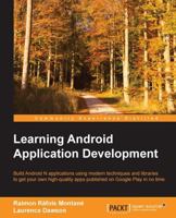 Learning Android Application Development 1785286110 Book Cover