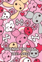 Agenda Escolar 2021 - 2022: Agenda Escolar 2021 - 2022 (1 día por página) y Planificador Mensual para Alumnos y Estudiantes - Tapa para niñas - Di B09B2CJ9V4 Book Cover