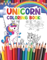 Unicorn Coloring Book: for Kids Featuring Over 35 Adorable Unicorns B09TF4F6S7 Book Cover