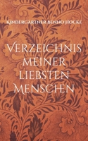 Verzeichnis meiner liebsten Menschen: Liebe Freunde Verwandte 375780466X Book Cover