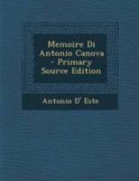 Memoire Di Antonio Canova 1143179978 Book Cover