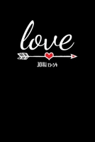 Love: Portable Christian Journal: 6"x9" Journal Notebook with Christian Quote: Inspirational Gifts for Religious Men & Women (Christian Journal) 1089786263 Book Cover
