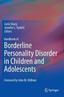 Handbook of Borderline Personality Disorder in Children and Adolescents 1493934880 Book Cover