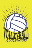 Volleyball Scorebook: Games log book for volleyball players that want to keep track of their season's performance 1692870165 Book Cover