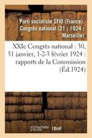 XXIe Congrès national: rapports de la Commission administrative permanente... 2329087470 Book Cover