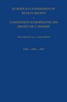 European Commission of Human Rights / Commission Europeenne Des Droits de L Homme: Documents and / Et Decisions 9024709458 Book Cover