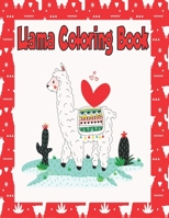 llama coloring book: Beautiful Coloring Book for Llama Lovers B084DGPNVJ Book Cover