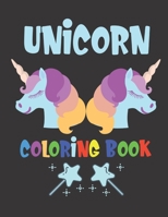 Unicorn coloring book: A Fun Valentine's Day Coloring activity book for kids/girls B084DD8Y1D Book Cover