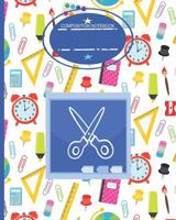 Composition Notebook X: Monogrammed Initial Primary School Wide Ruled Notebook 1082875872 Book Cover