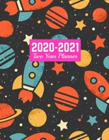 2020-2021 Two Year Planner: 24-Months Calendar, 2-Year Appointment Business Planners, Agenda Schedule Organizer Logbook and Journal Art Cover 00023190 1712712659 Book Cover