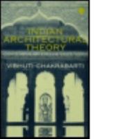 Indian Architectural Theory and Practice: Contemporary Uses of Vastu Vidya 0700711139 Book Cover