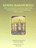 Kurma Mahapurana 817110326X Book Cover