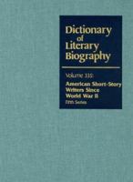 Dictionary of Literary Biography: American Short-Storywriters (Dictionary of Literary Biography) 0787681539 Book Cover