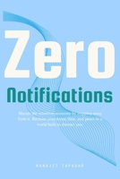 Zero Notifications: Master the attention economy by stepping away from it. Reclaim your focus, time, and peace in a world built to distract you. B0FP2FG5L8 Book Cover