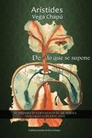 De lo que se supone 1985231611 Book Cover