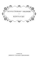 Revolutionary Soldiers in Kentucky 1016168713 Book Cover