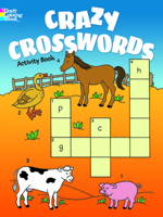 Crazy Crosswords Activity Book 0486779637 Book Cover