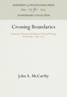 Crossing Boundaries 0812281489 Book Cover